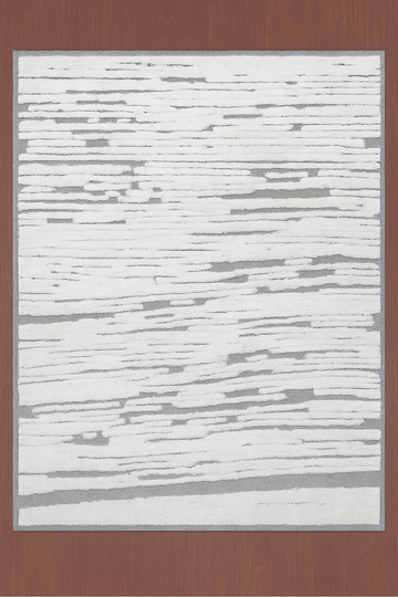 IVORY GREY WOOL RUG