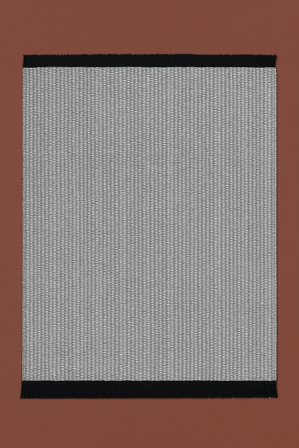 STEEL GREY WOOL RUG
