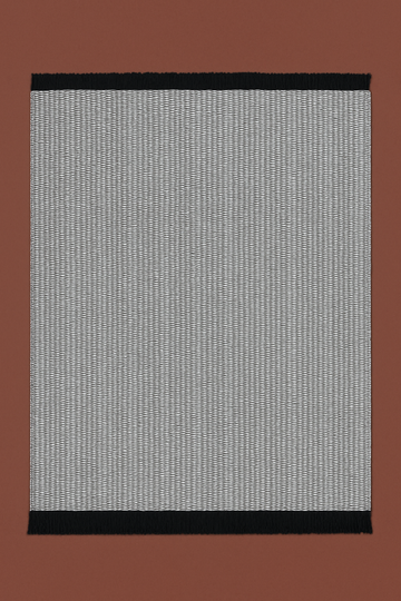 STEEL GREY WOOL RUG