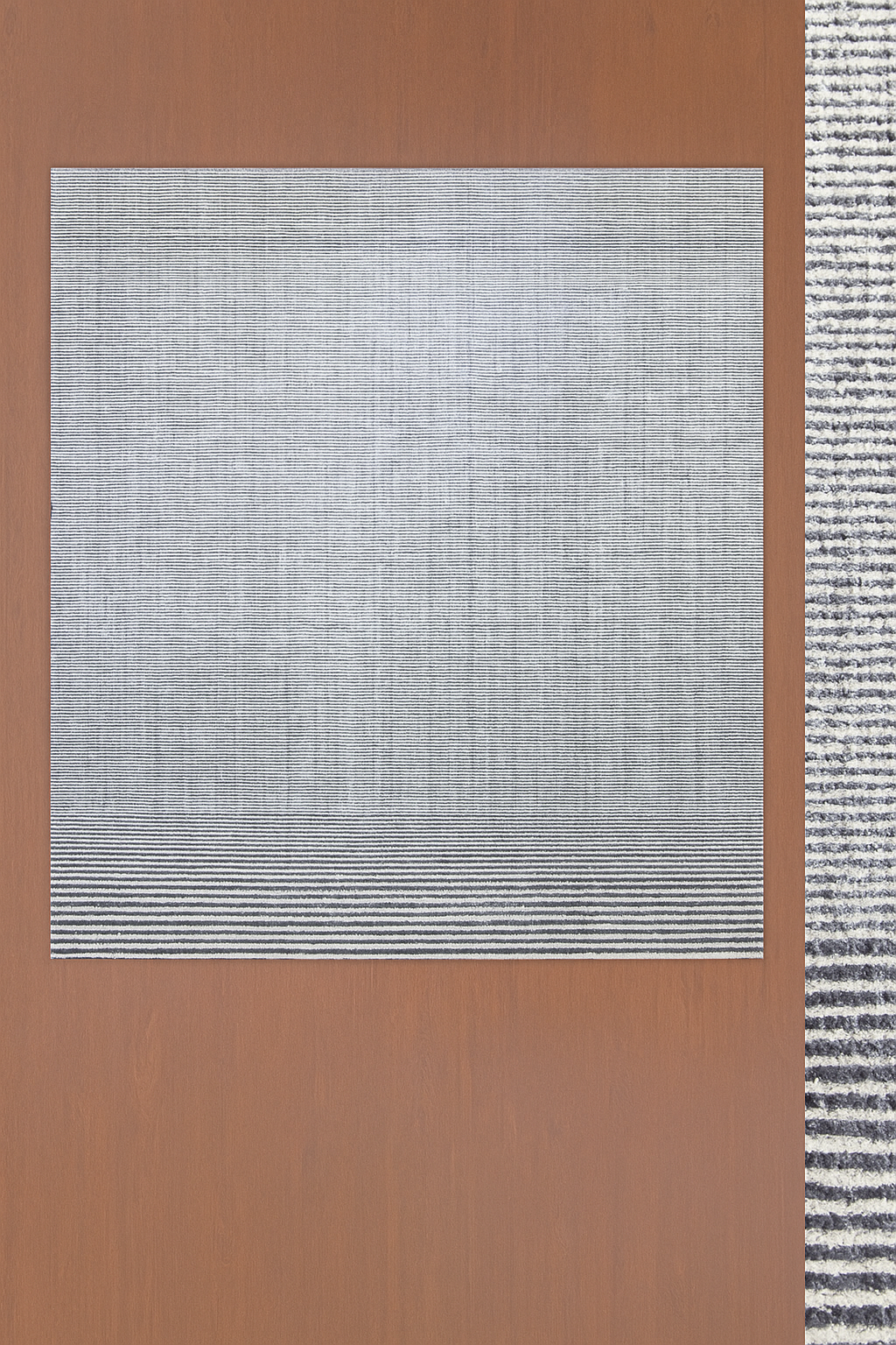 IVORY GRAPHITE WOOL RUG