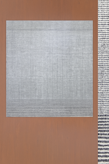 IVORY GRAPHITE WOOL RUG