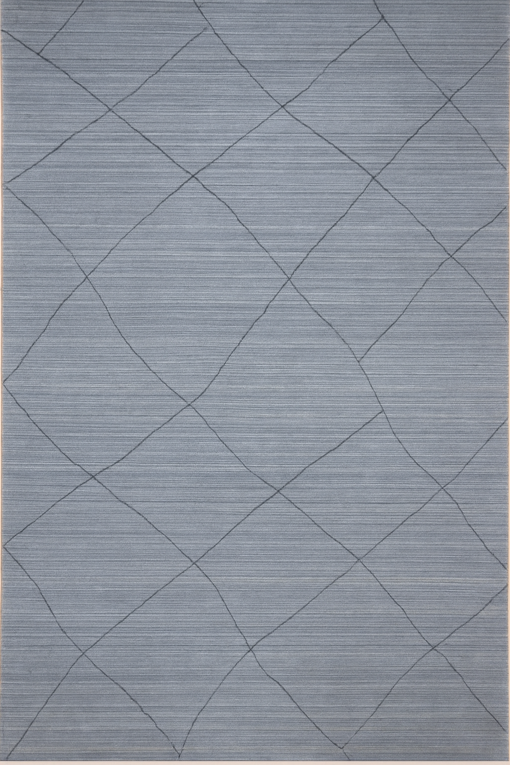 GREY BLUE WOOL RUG
