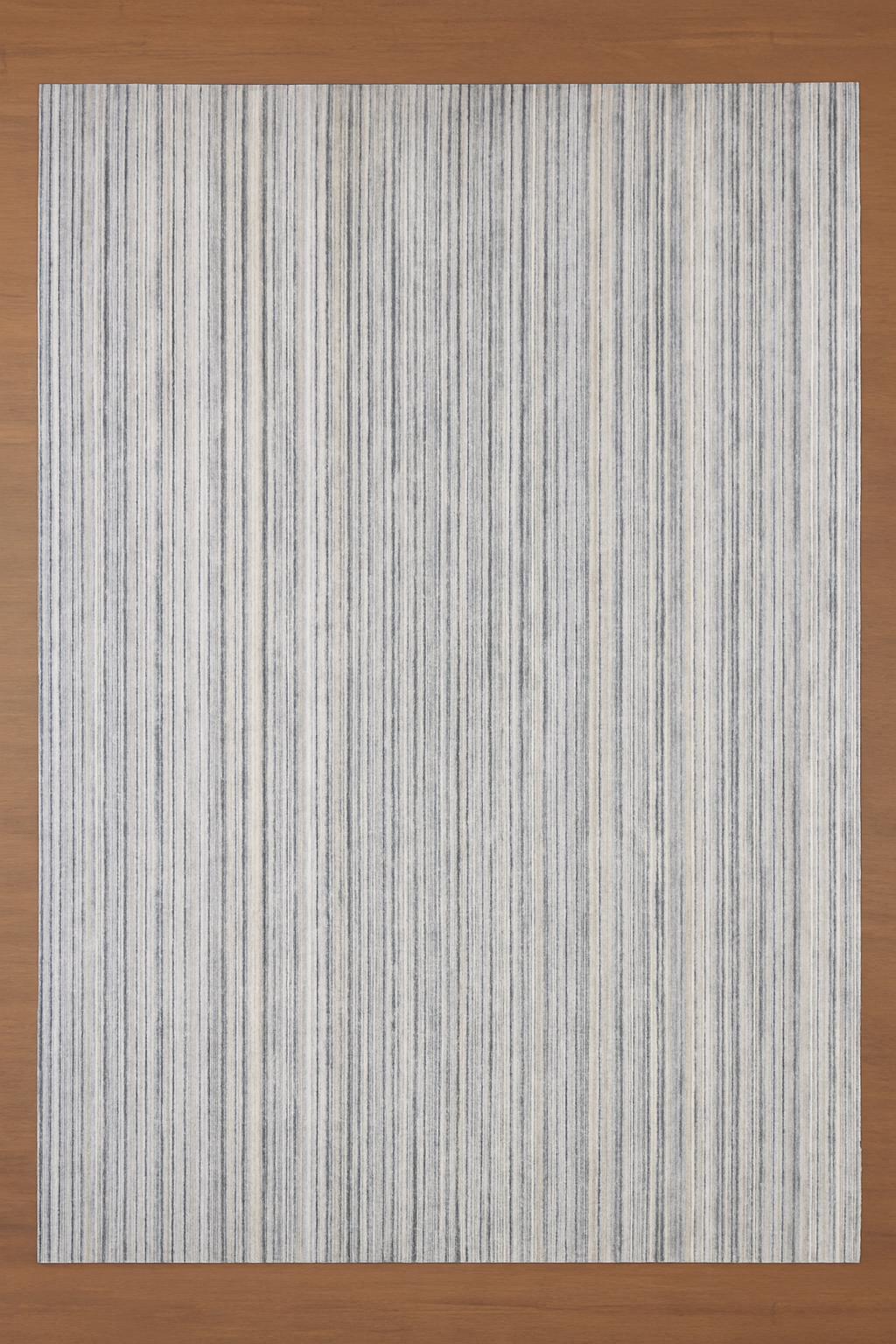 IVORY CHARCOAL POLYESTER RUG