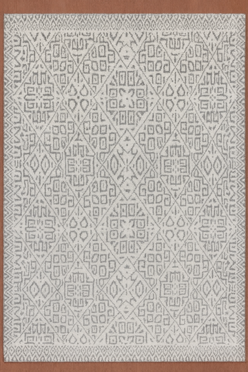 IVORY STONE WOOL RUG