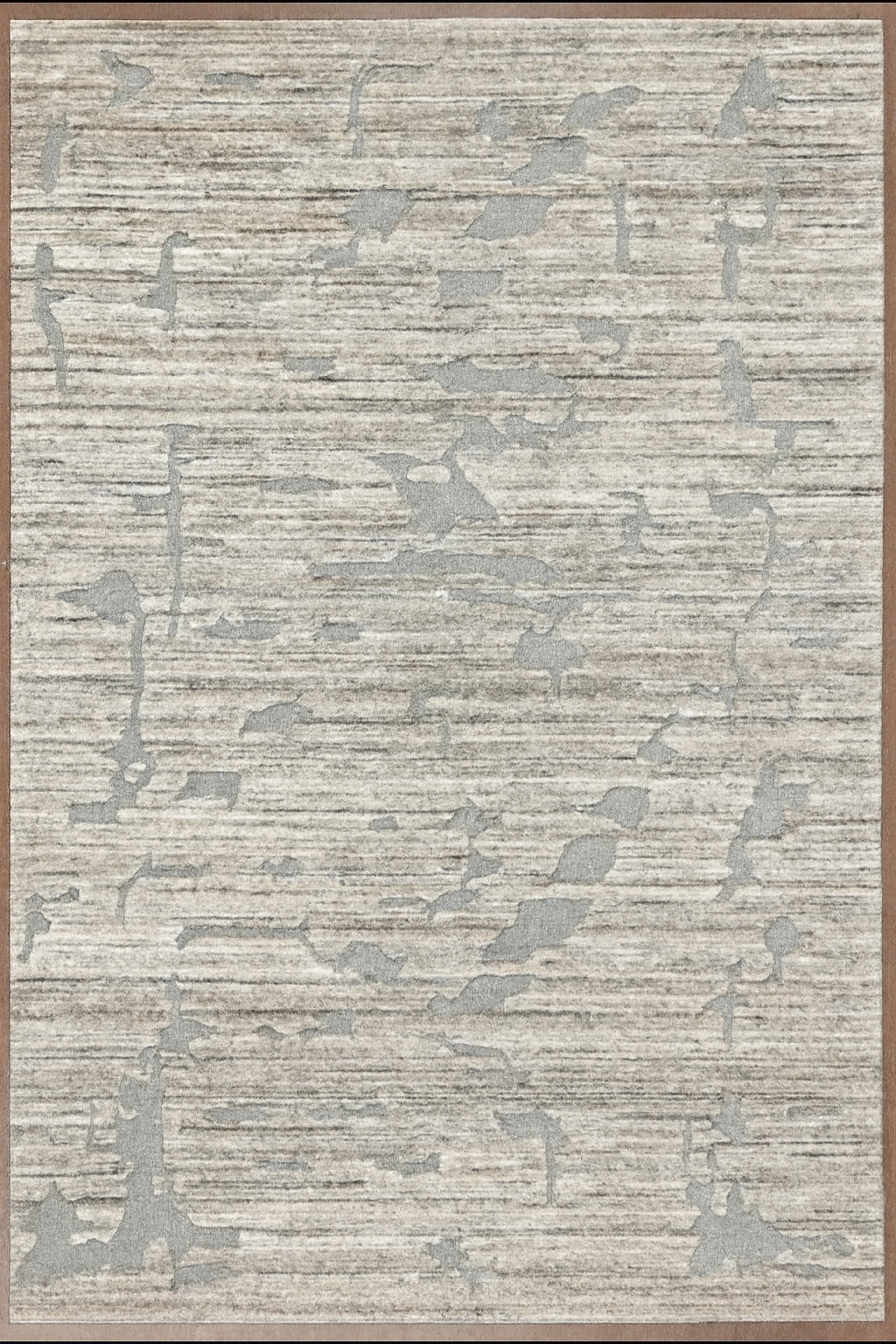 GREY SAND WOOL RUG