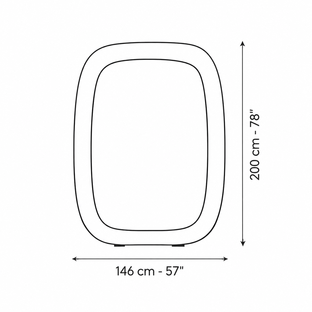 Edgeless Mirror