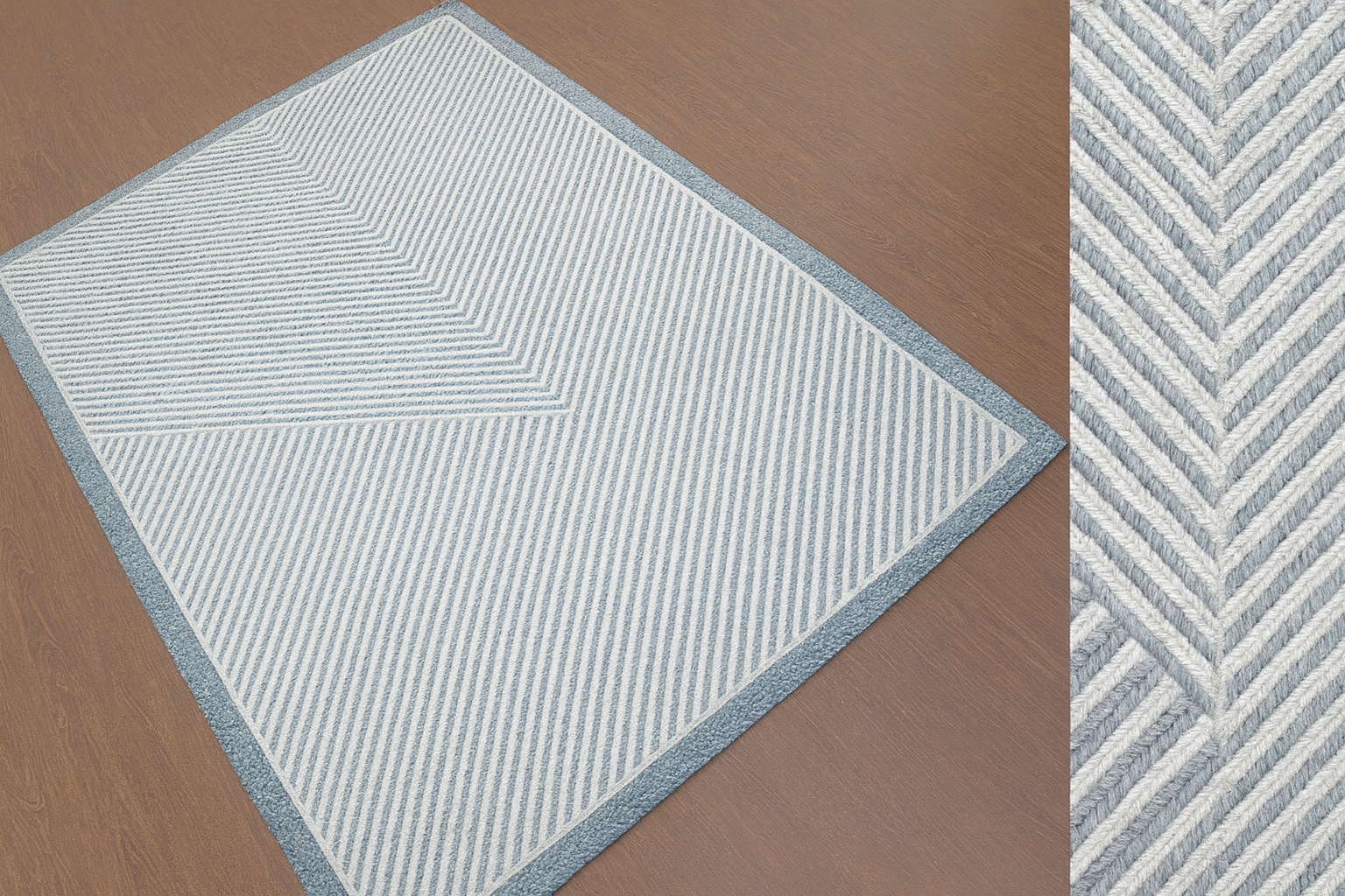 LIME STONE POLYESTER RUG