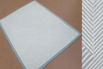 LIME STONE POLYESTER RUG