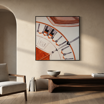 Single Frame Spray-Paint Wall Art - 2