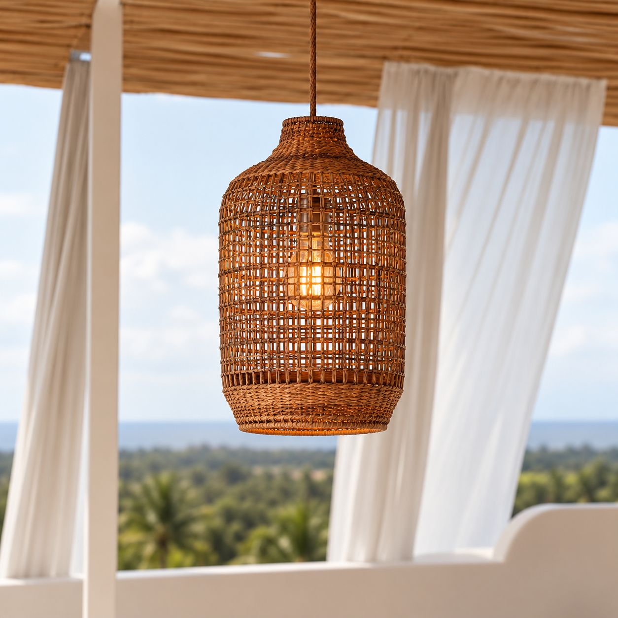 Lampion Banana Botol Lamp Shade