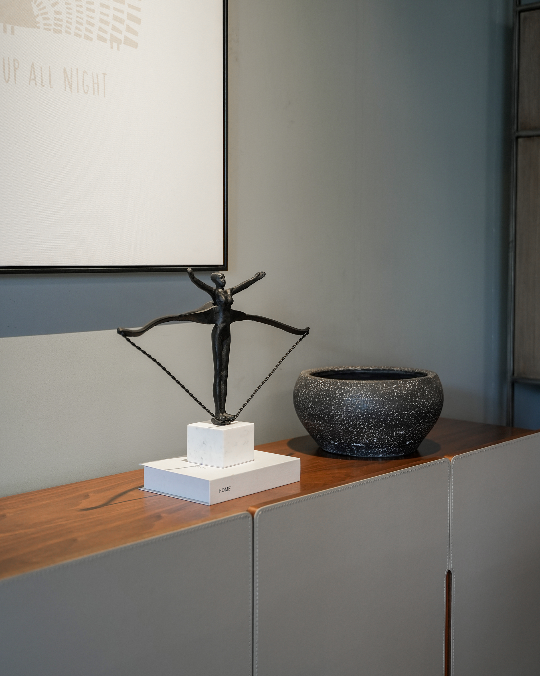 Black Iron Sculpture