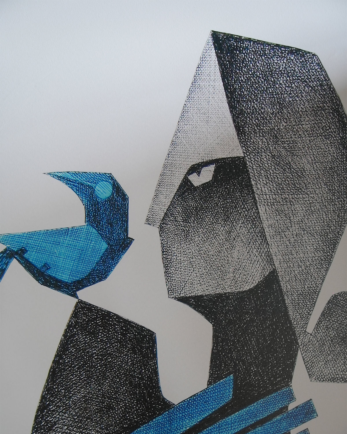 Single-Frame Spray-Paint Wall Art