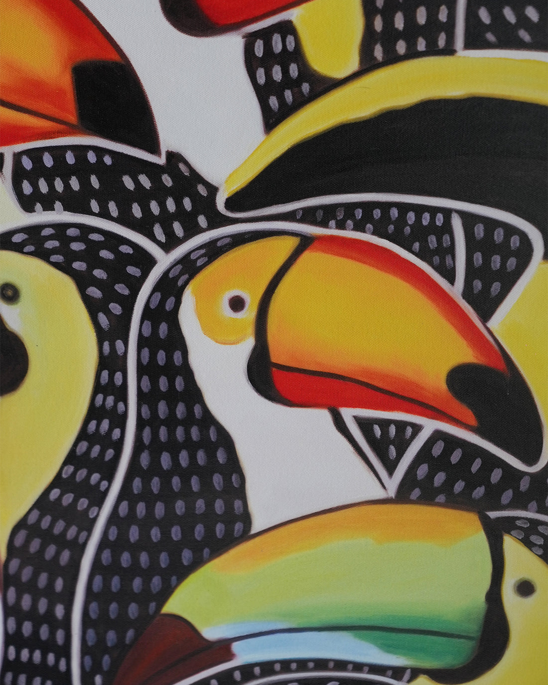 Single-Frame Spray-Paint Wall Art