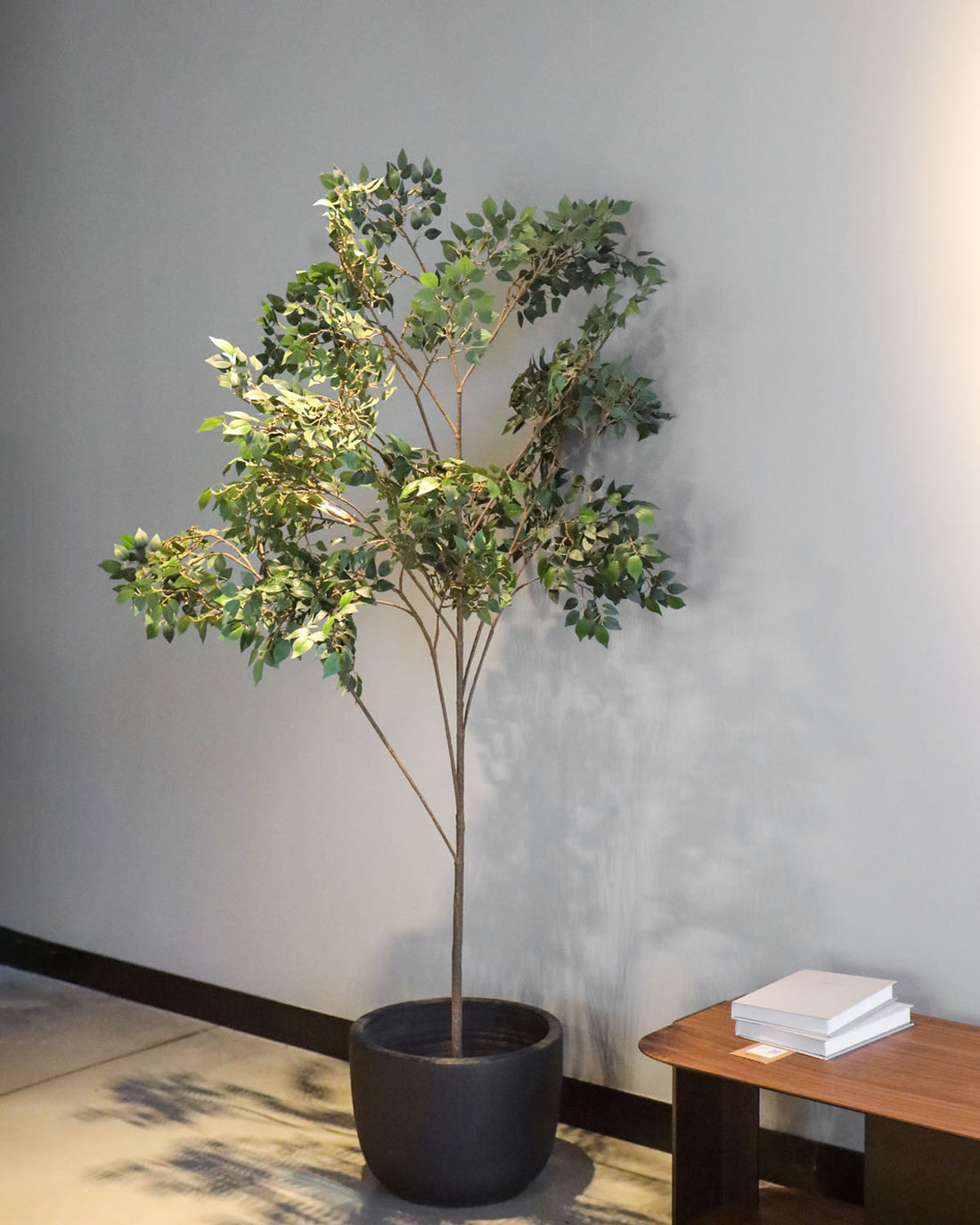 Green Faux Floor Plant