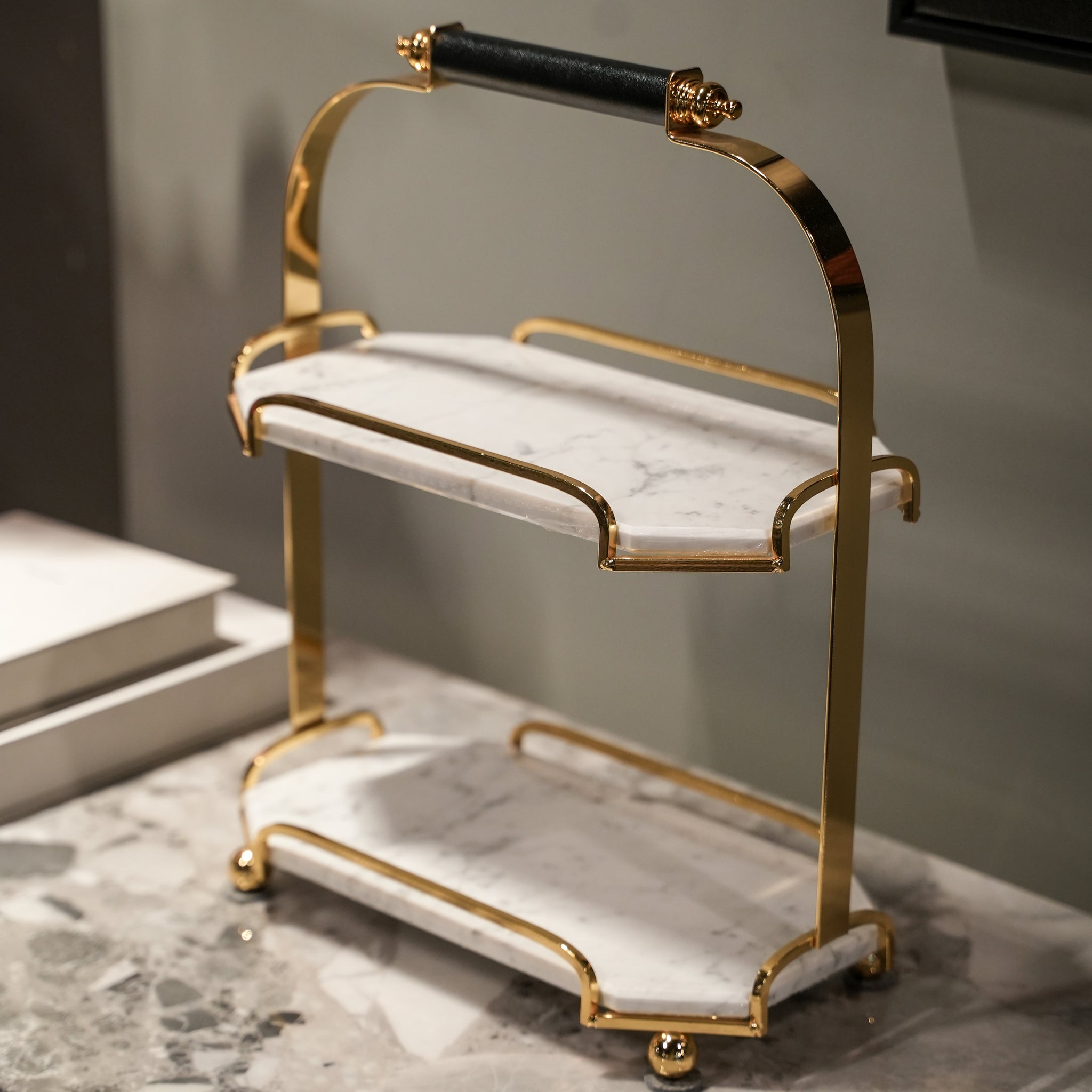 White and Golden Accent decor