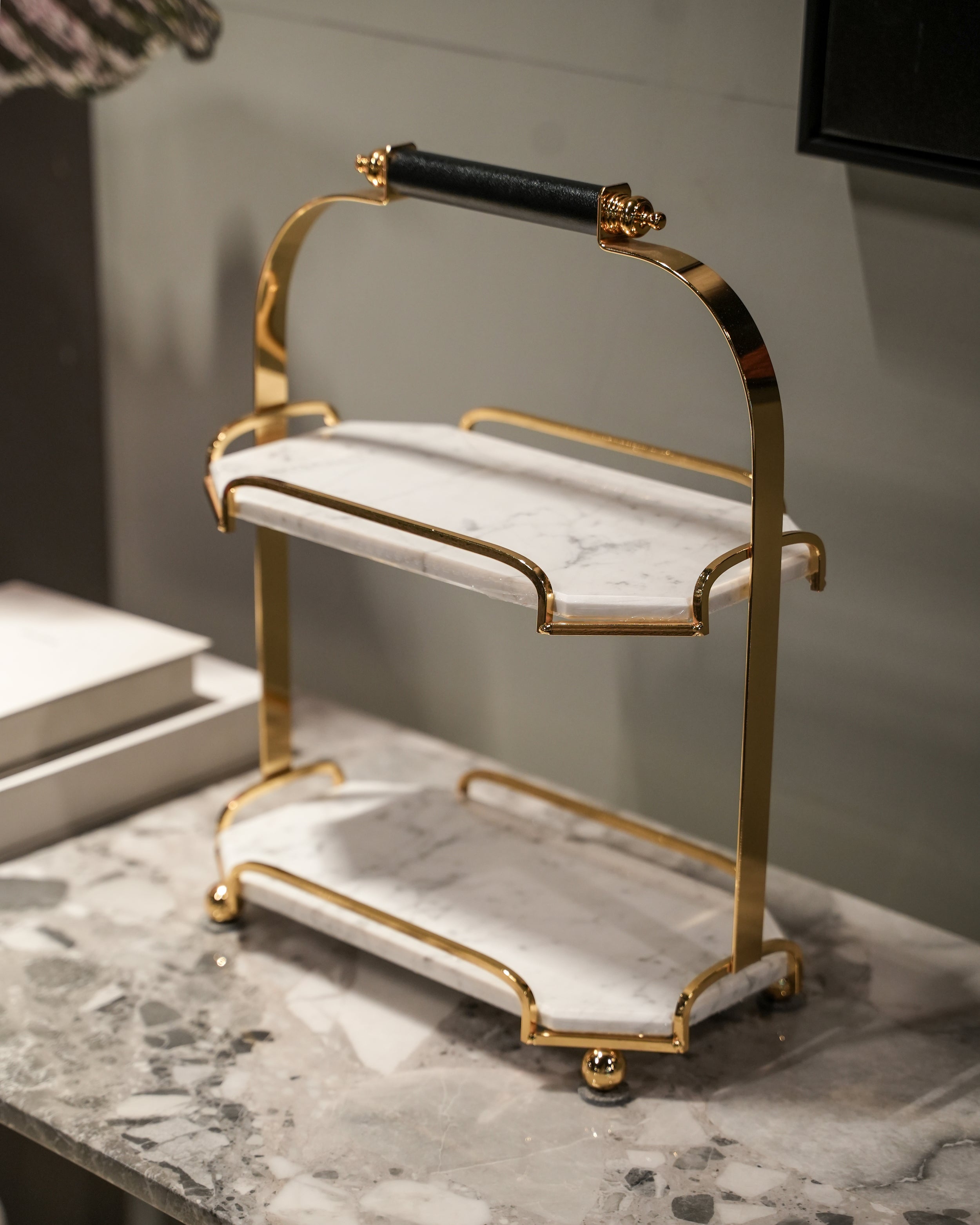 White and Golden Accent decor
