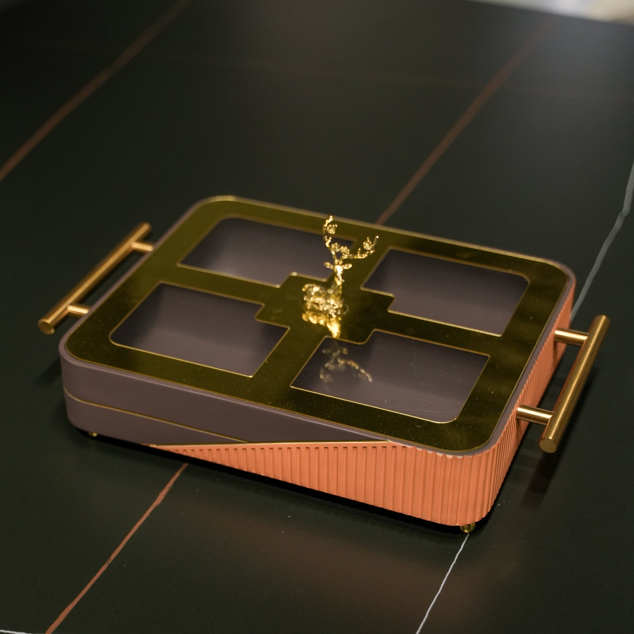 Orange & Gold Organizer Tray