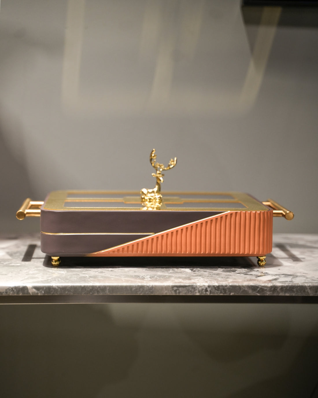 Orange & Gold Organizer Tray