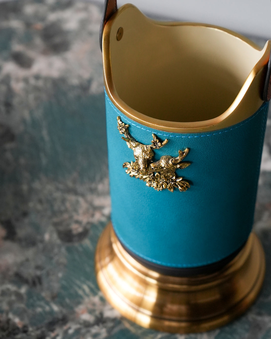 Rustic Modern Metal  Vase