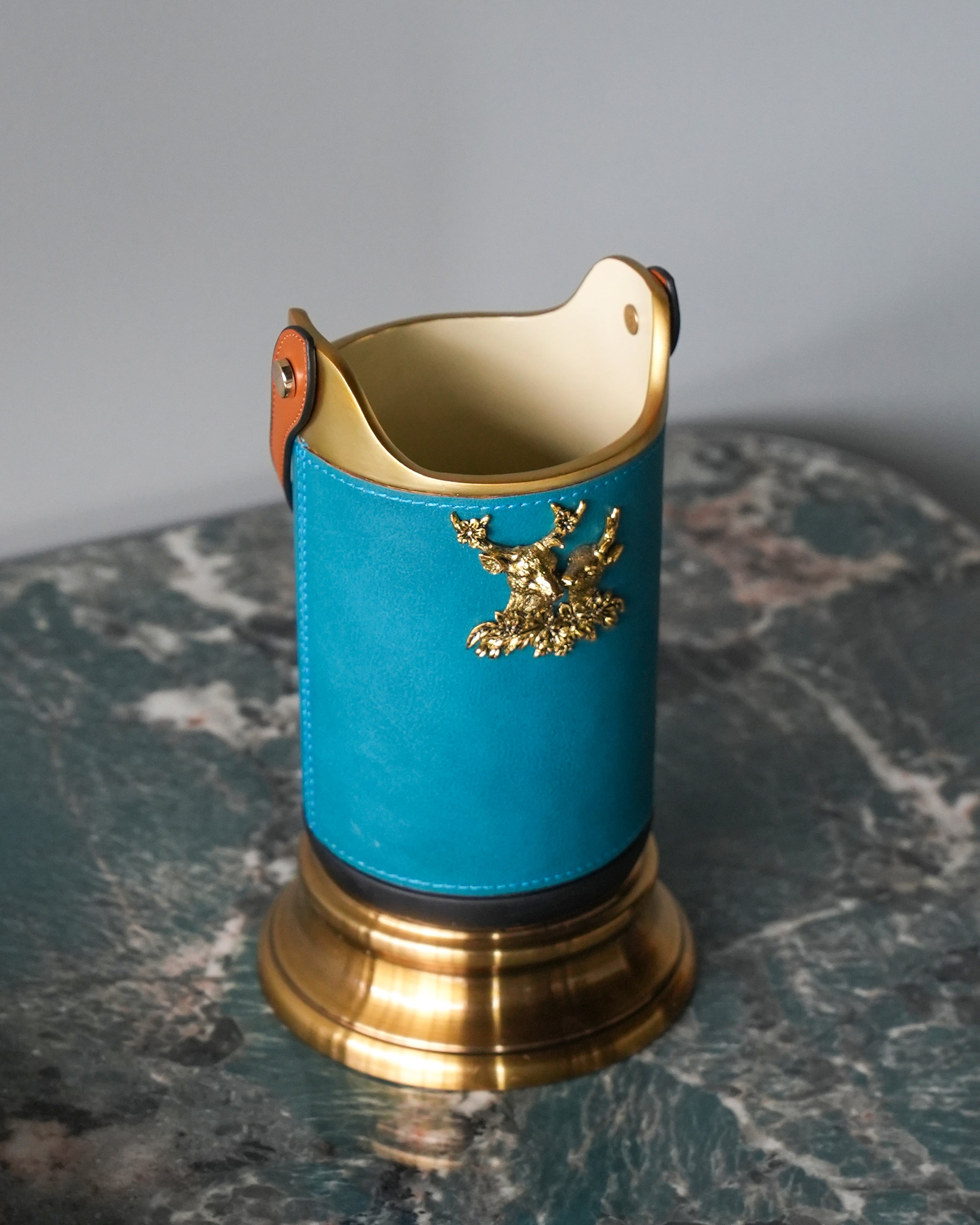 Rustic Modern Metal  Vase