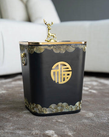 Azure Elegance Bin