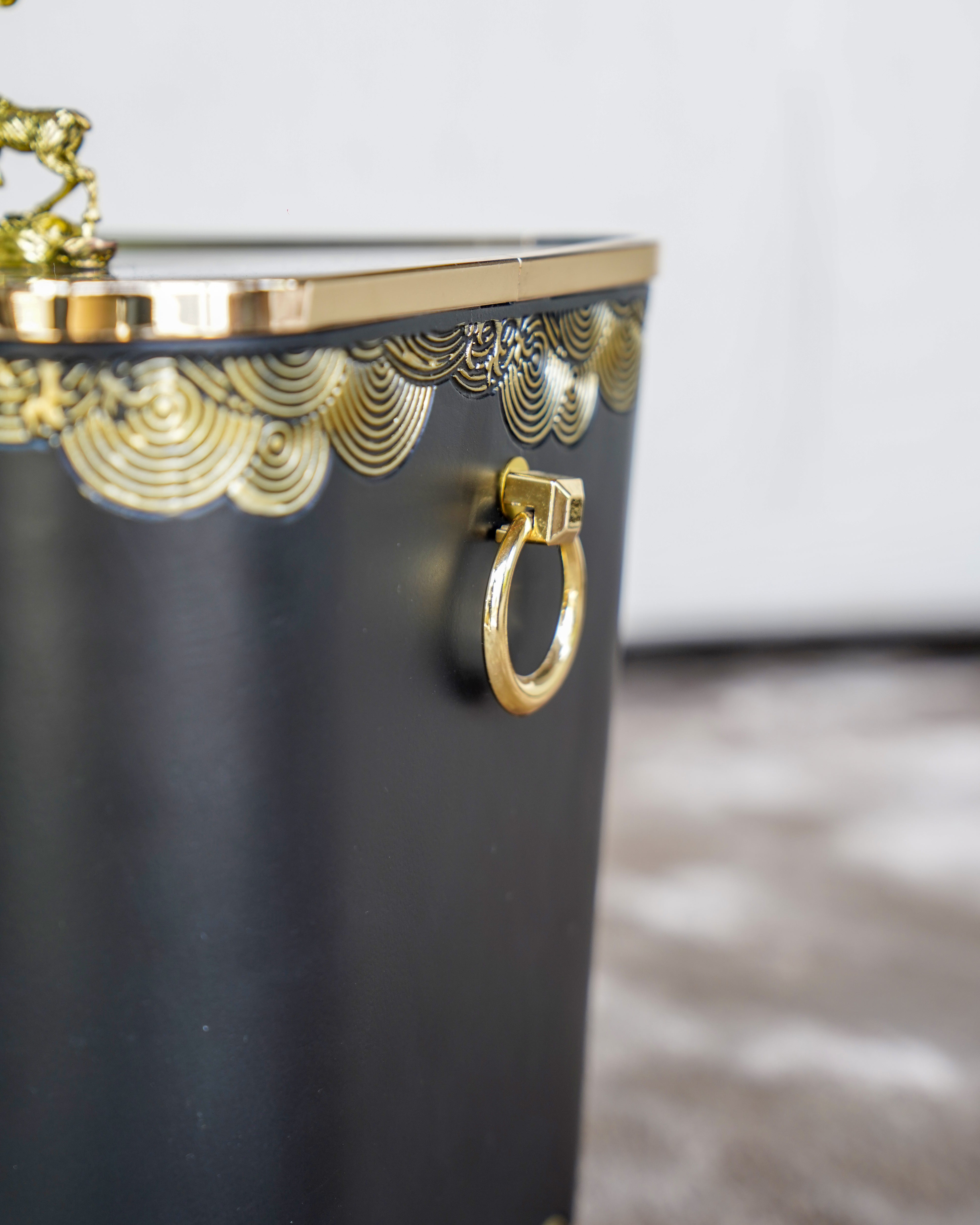 Azure Elegance Bin