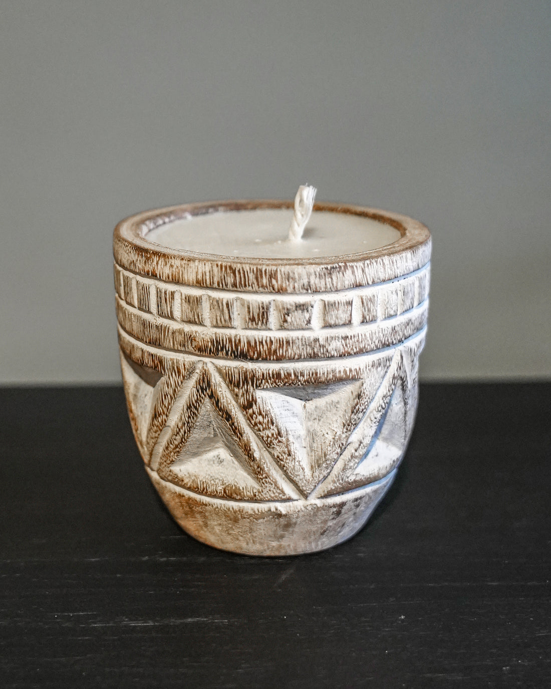Classic Wooden Candle