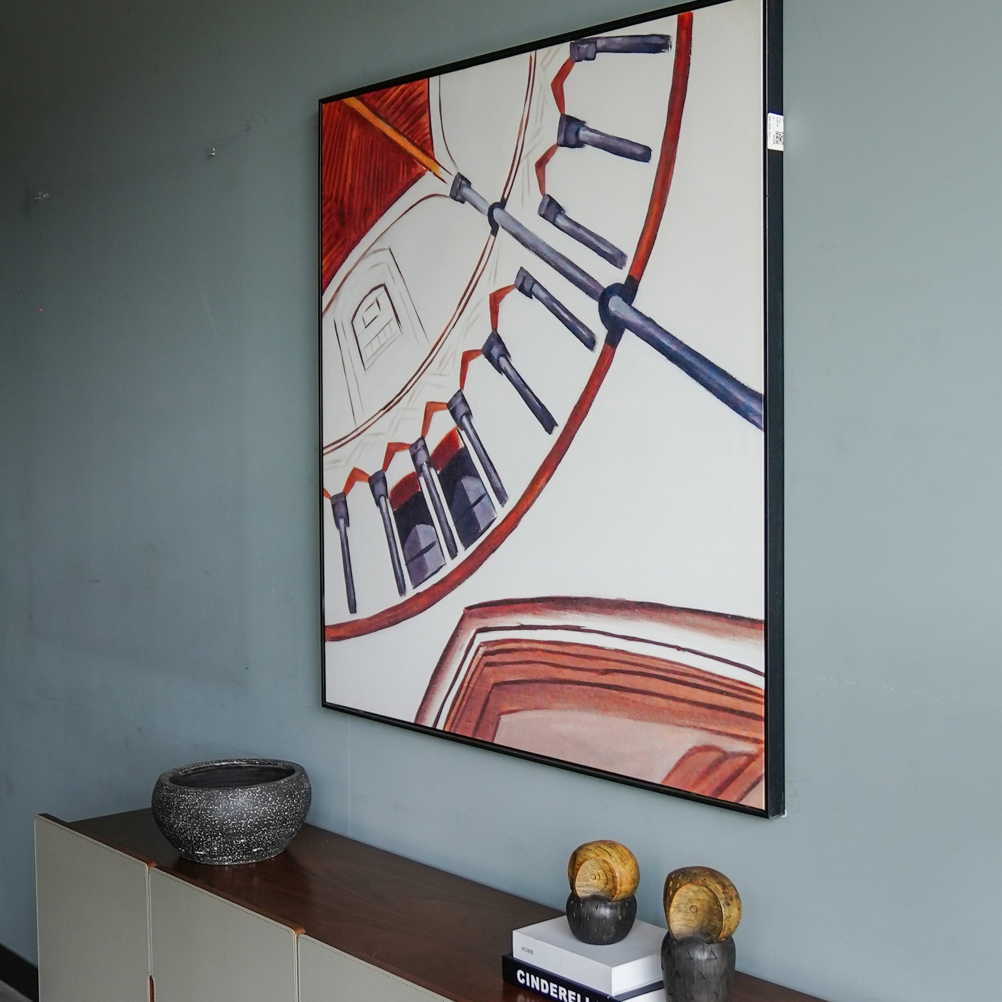 Single-Frame Spray-Paint Wall Art