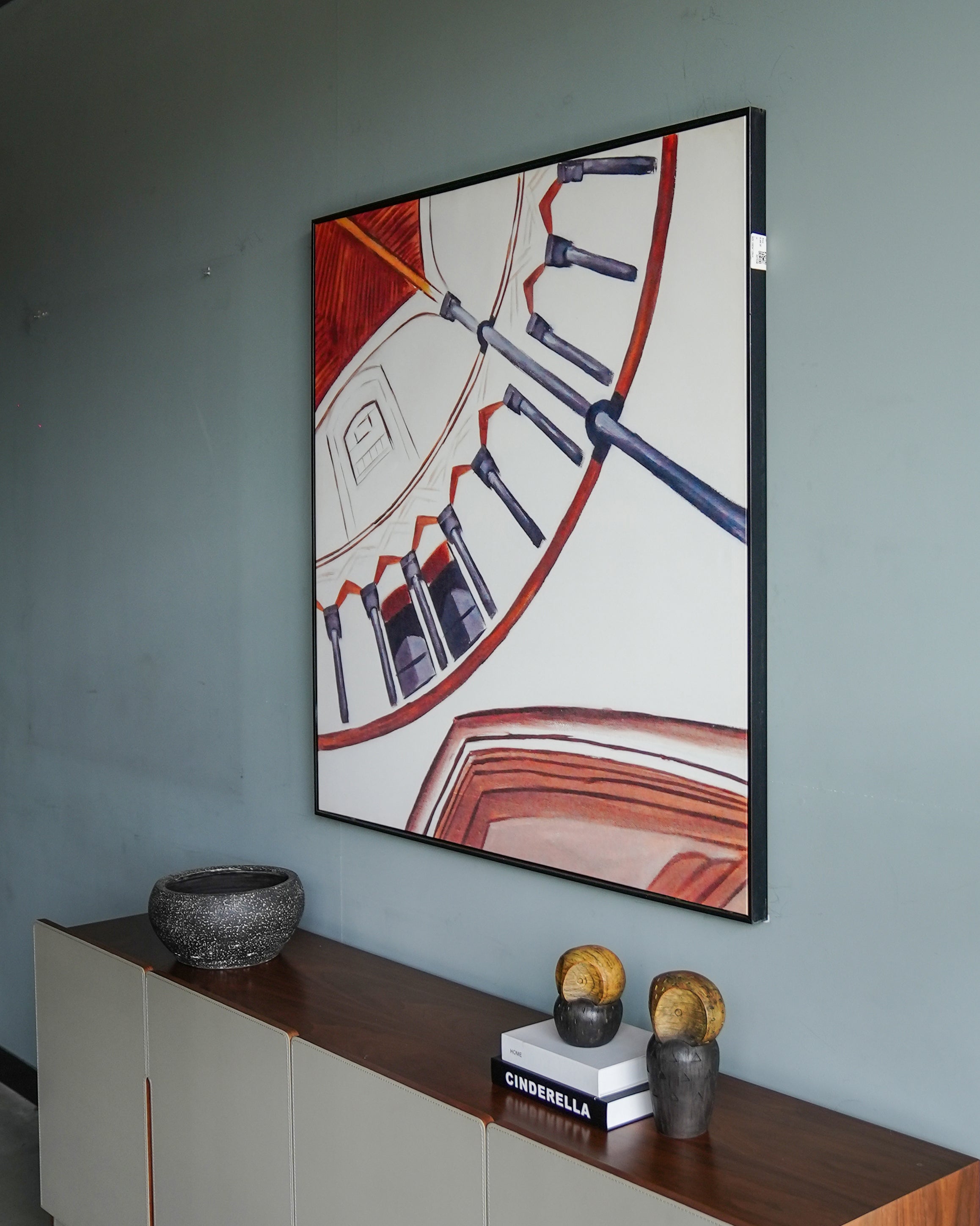Single-Frame Spray-Paint Wall Art