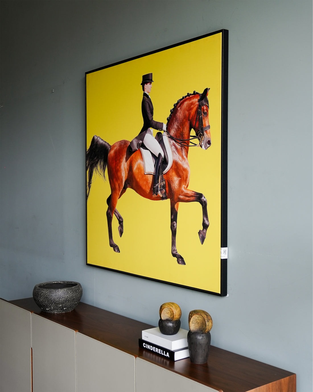 Single-Frame Spray Paint Wall Art