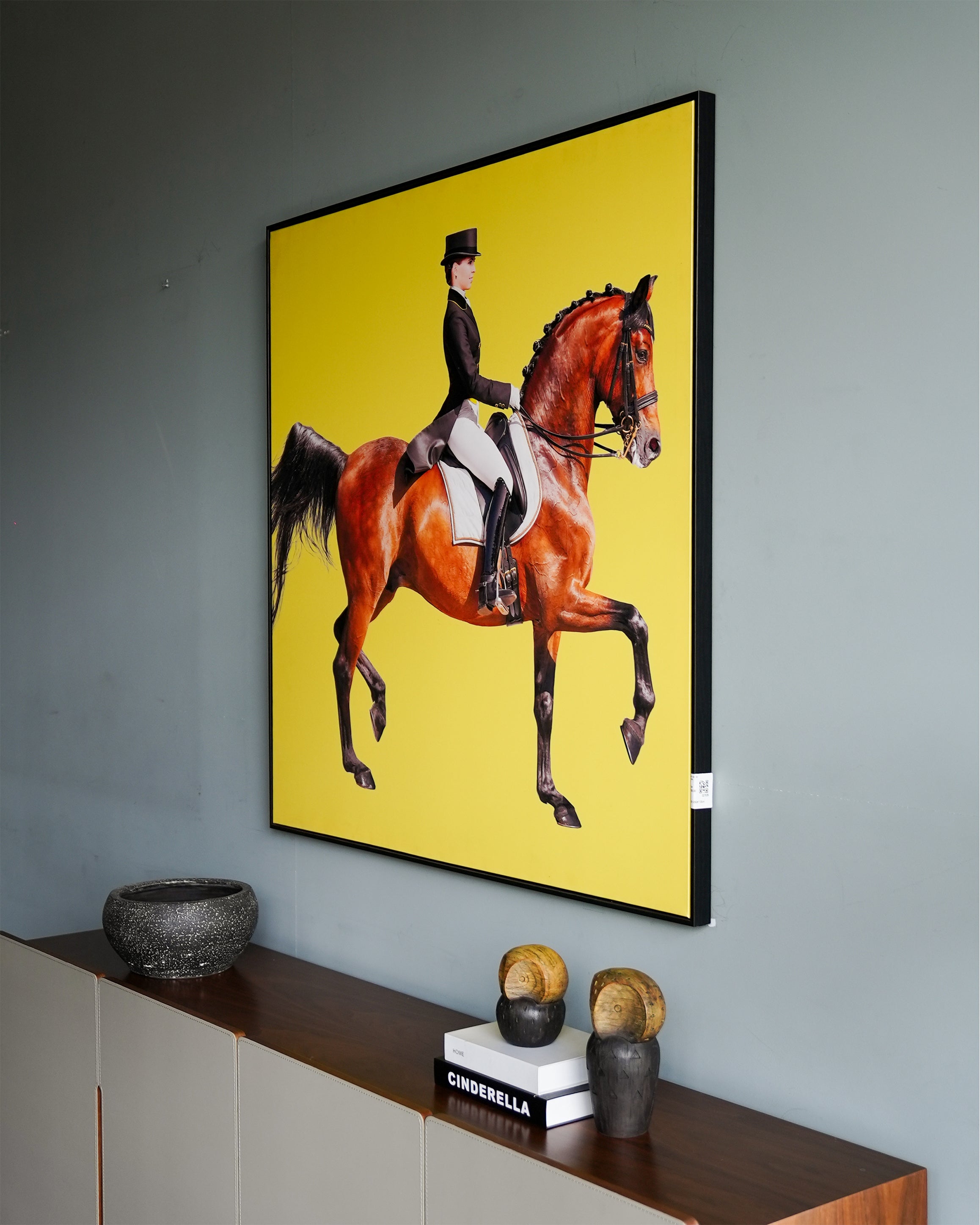 Single-Frame Spray Paint Wall Art