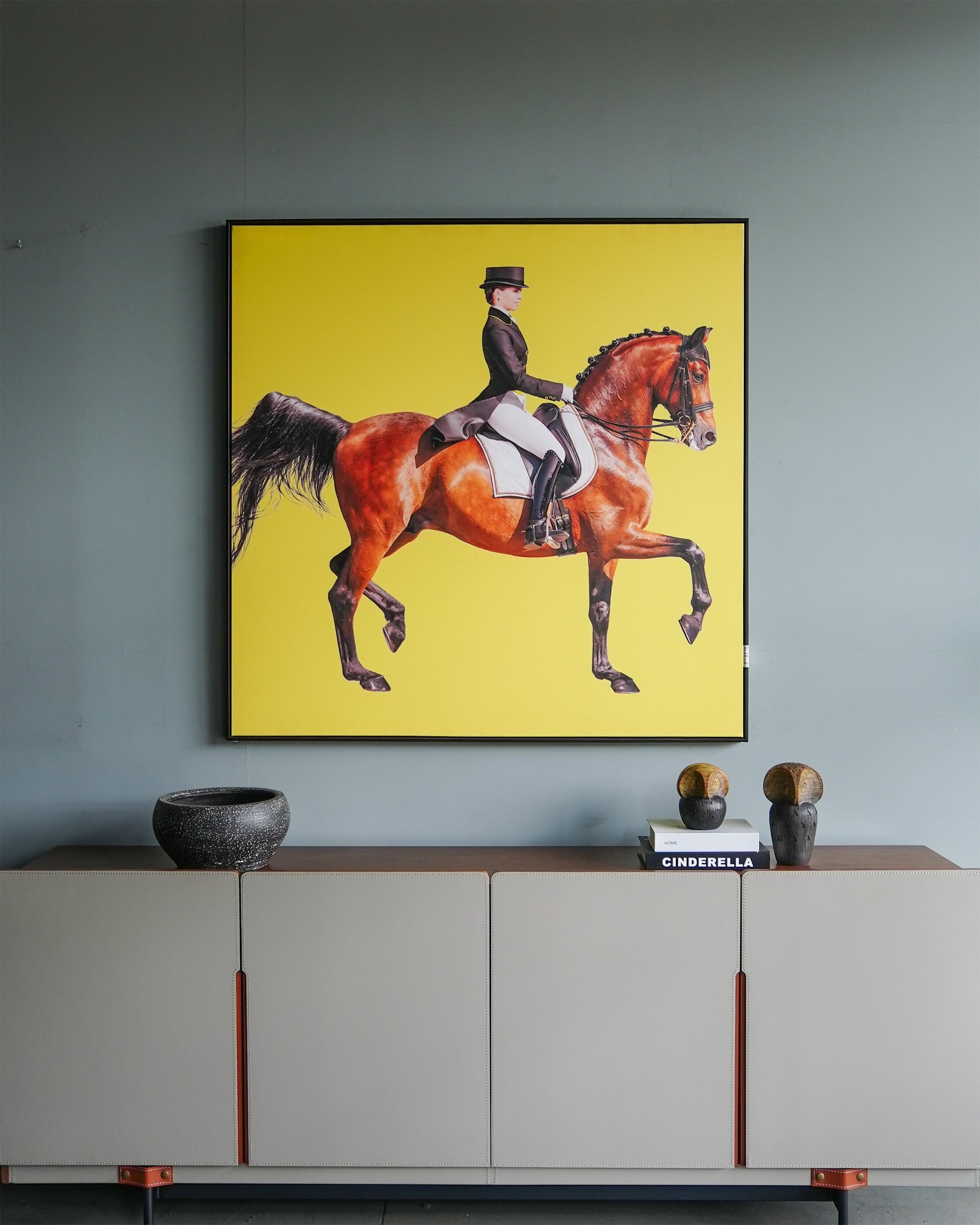 Single-Frame Spray Paint Wall Art