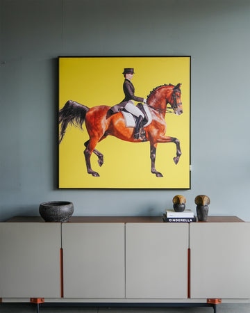 Single-Frame Spray Paint Wall Art