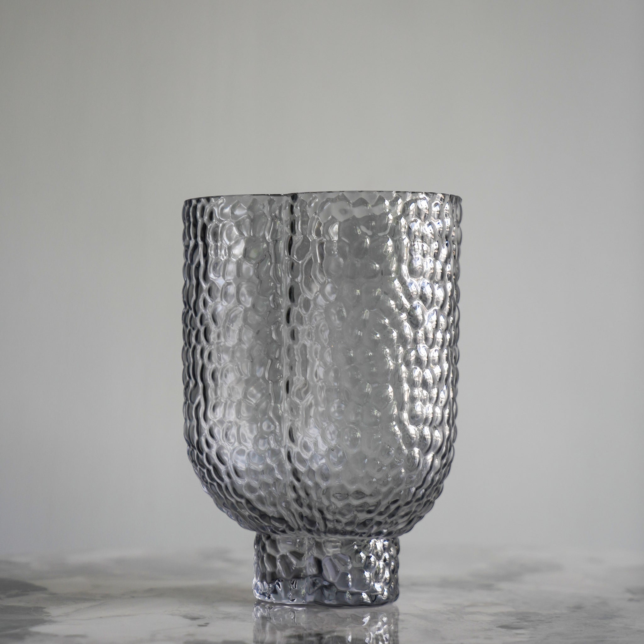 Sculptural Metallic Accent L