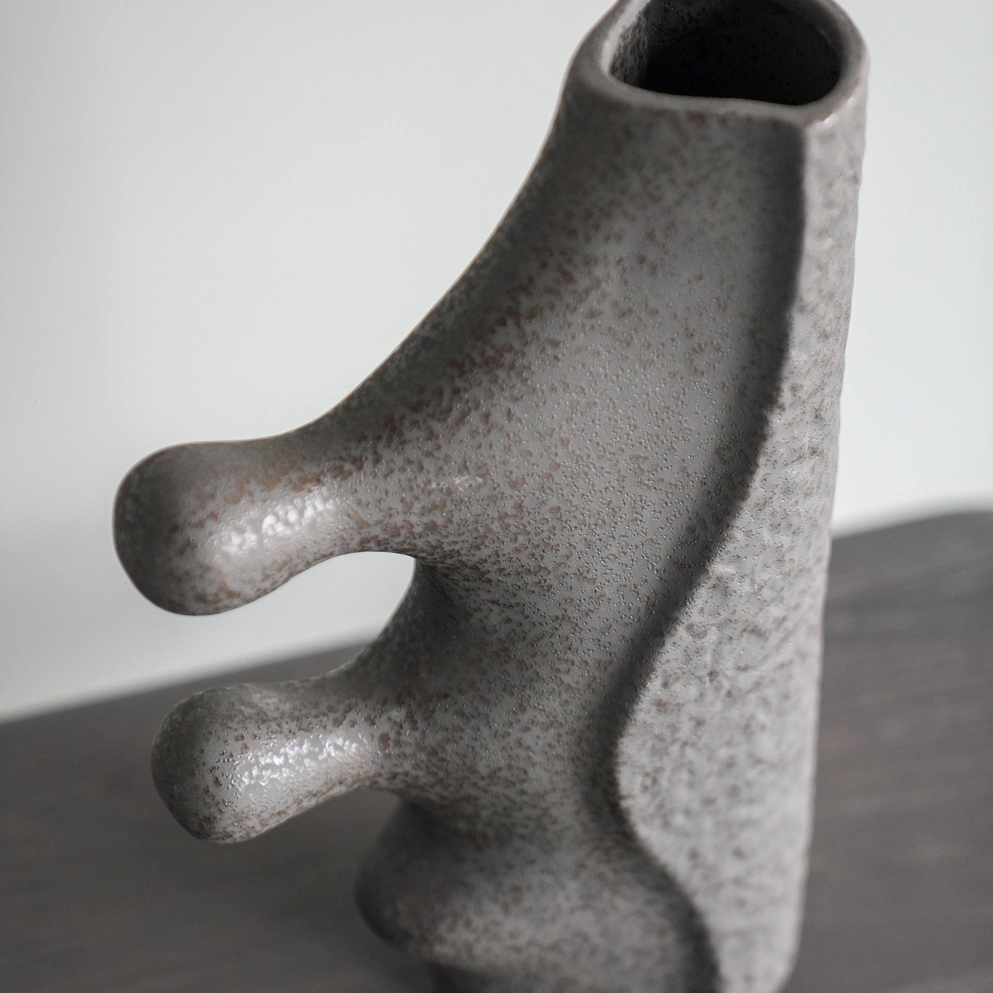 Black Cross Ceramic Vessel