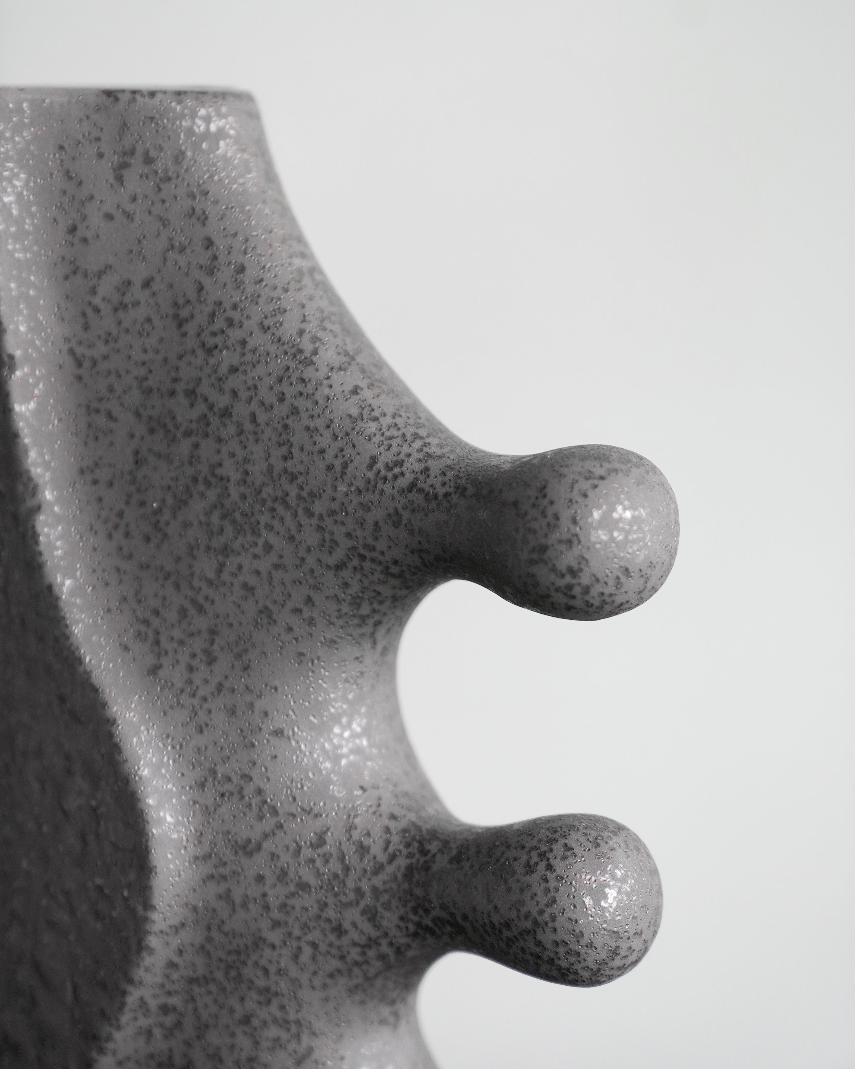 Black Cross Ceramic Vessel