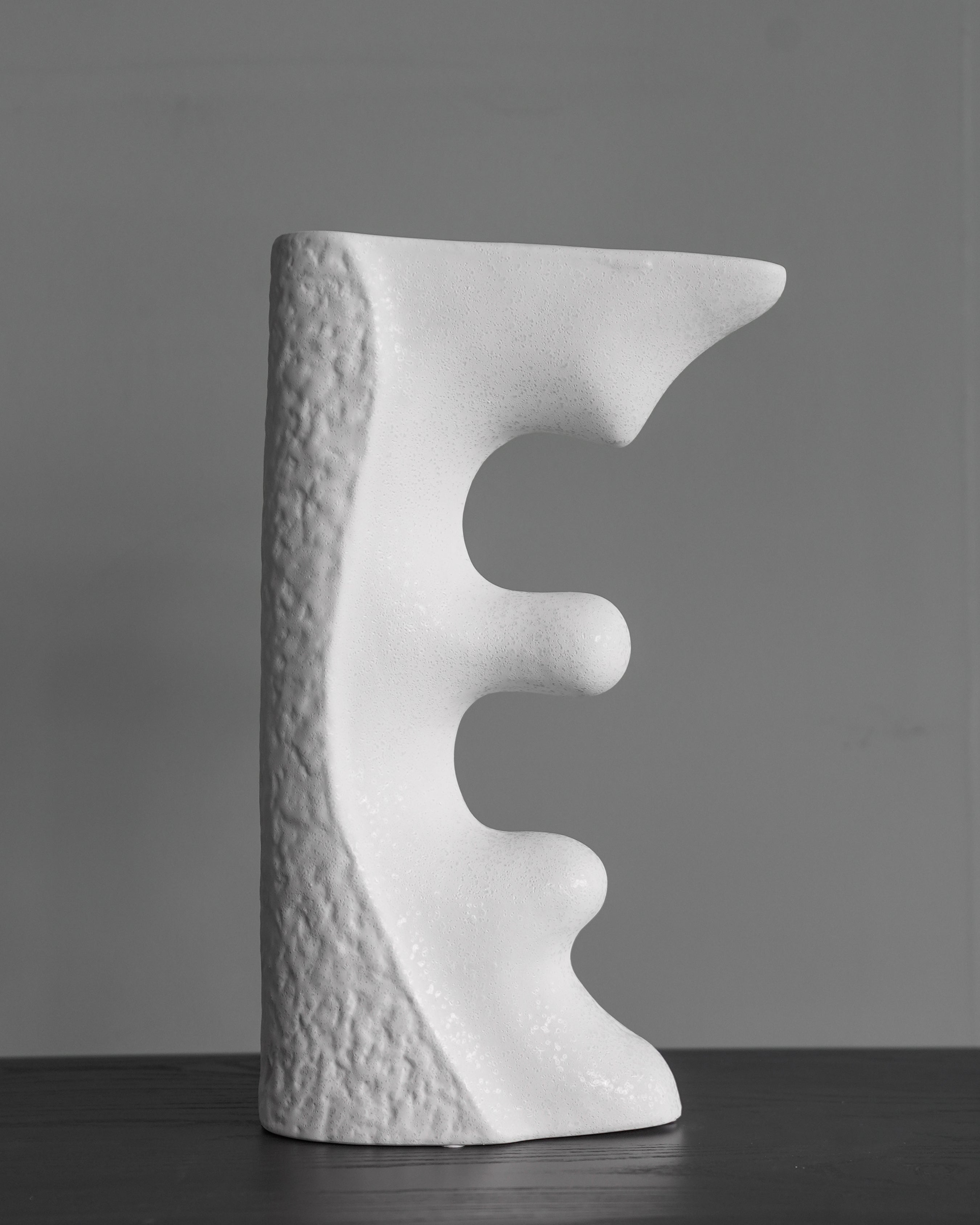 White Cross Ceramic Vessel