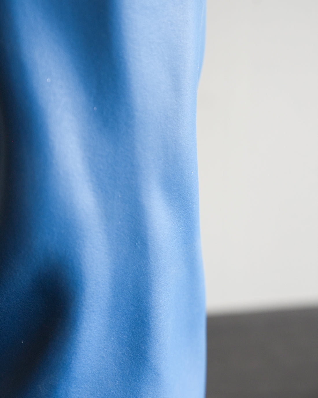 Wavy Silhouette Blue Vase