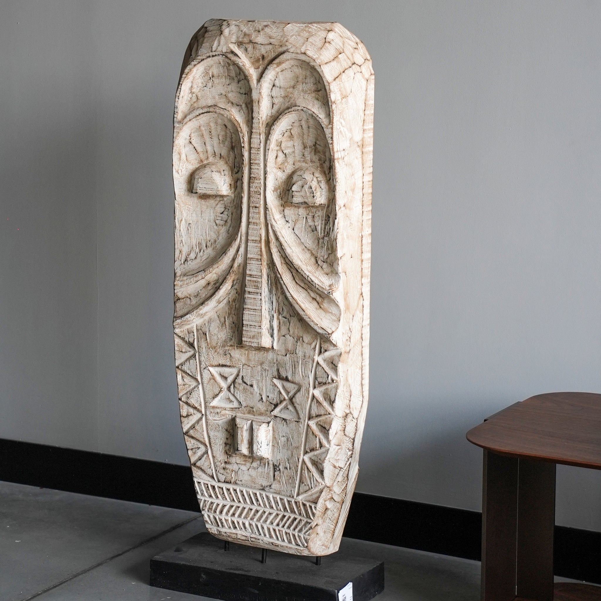 Indonesian Tribal Mask Sculpture