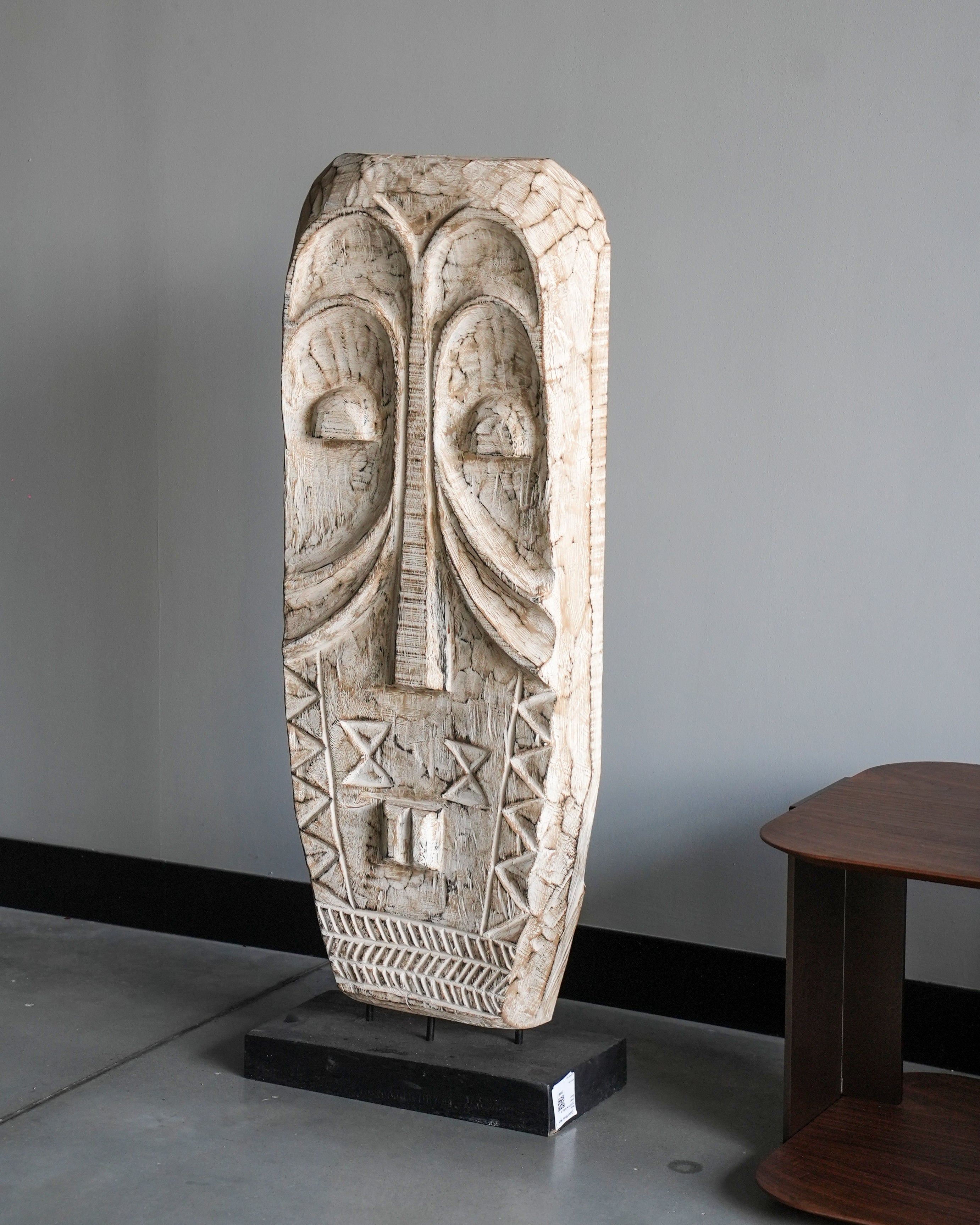 Indonesian Tribal Mask Sculpture