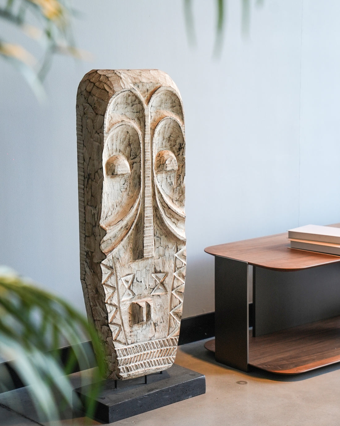 Indonesian Tribal Mask Sculpture