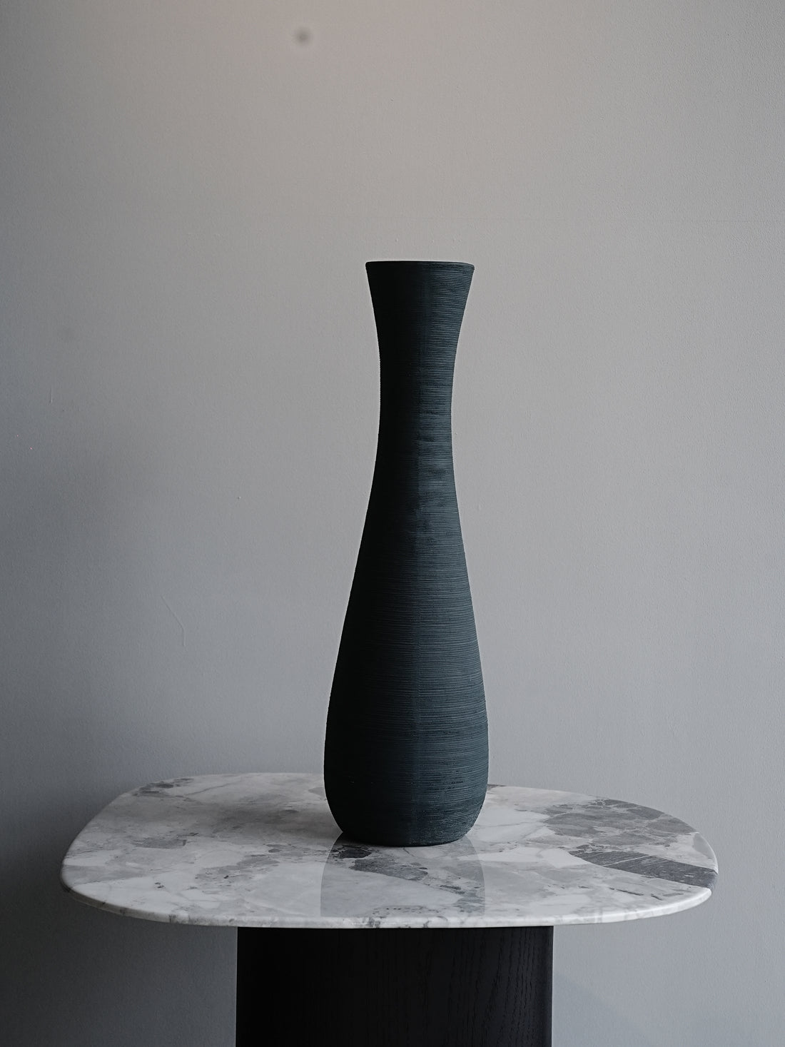 Sleek Textured Ceramic Vase