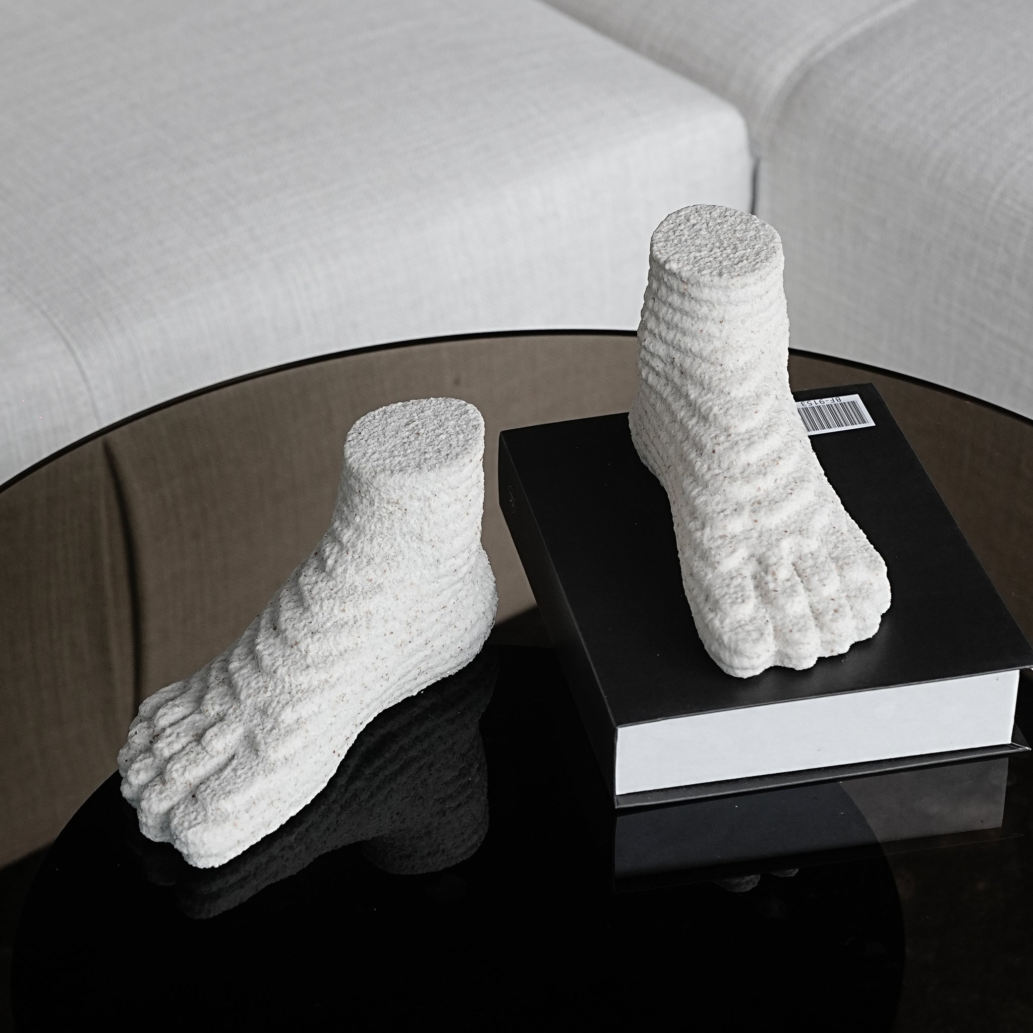 Quirky Leg-Shaped Ceramic Décor