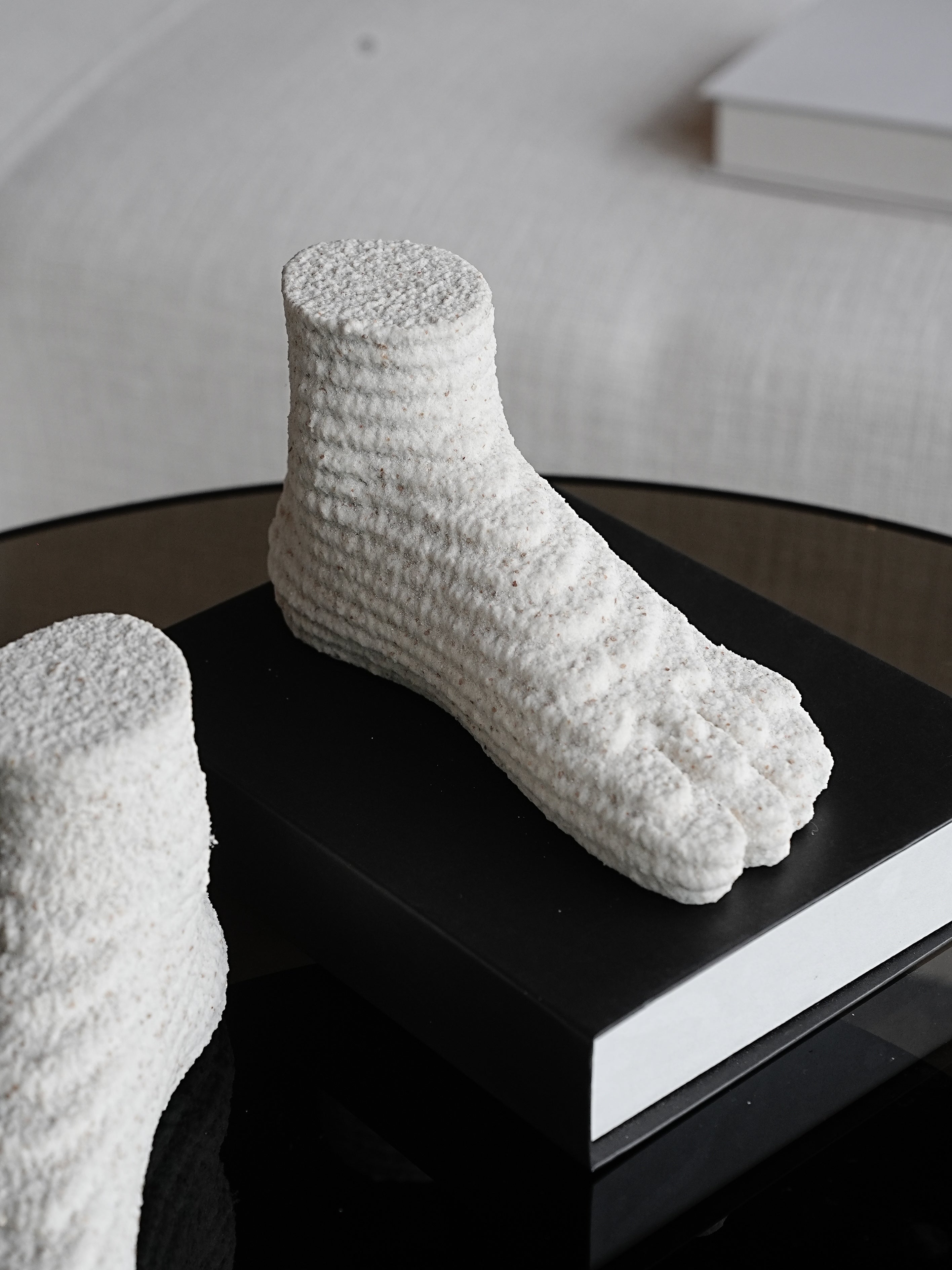 Quirky Leg-Shaped Ceramic Décor