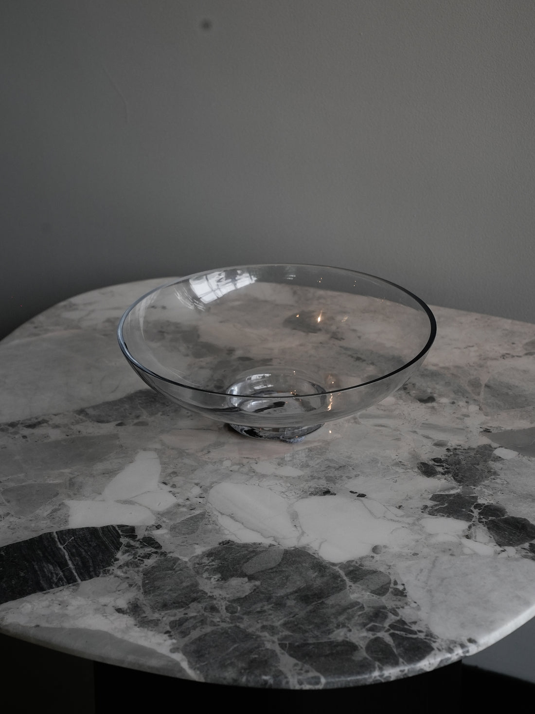 Sleek Glass Bowl