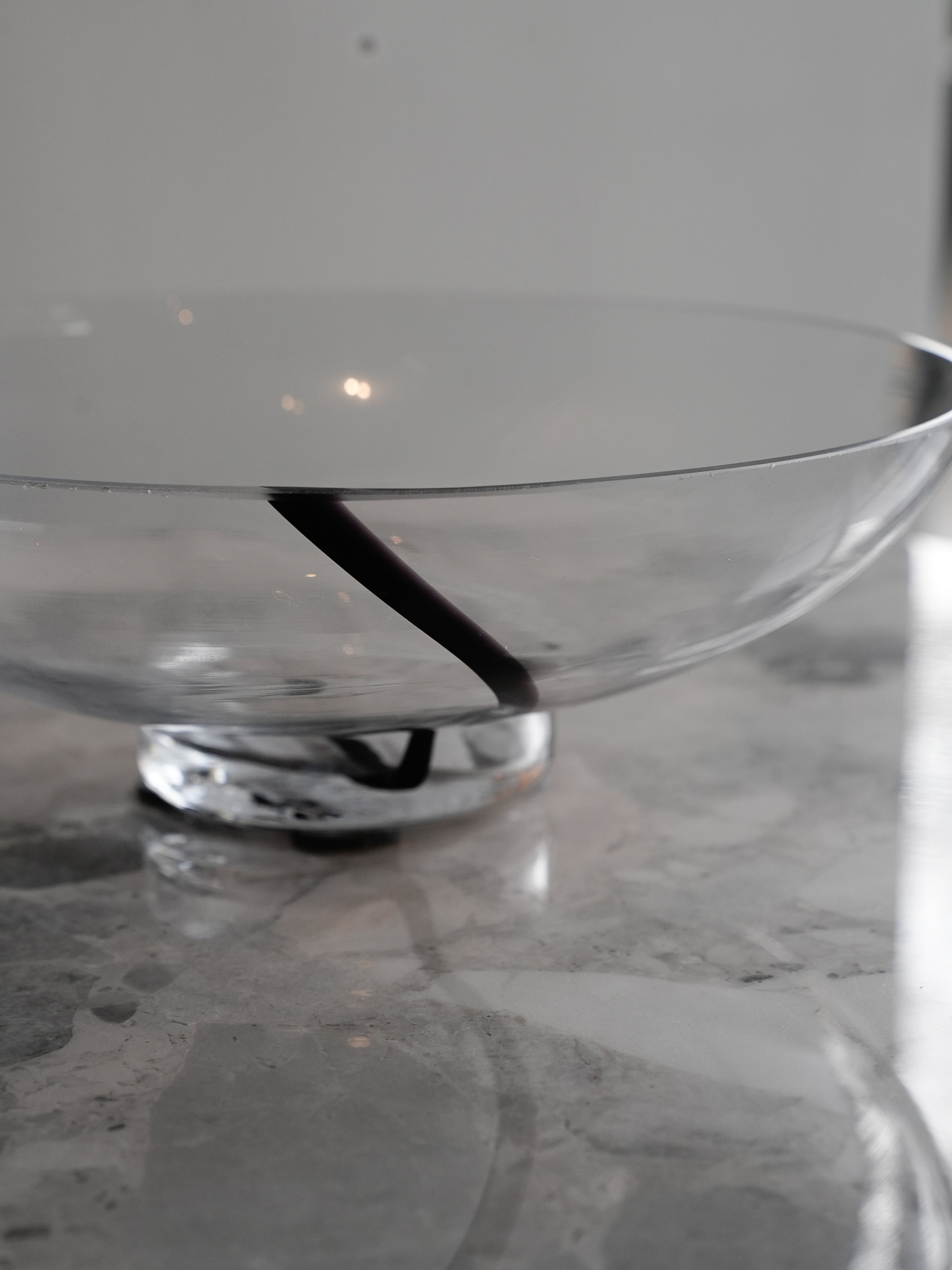 Sleek Glass Bowl