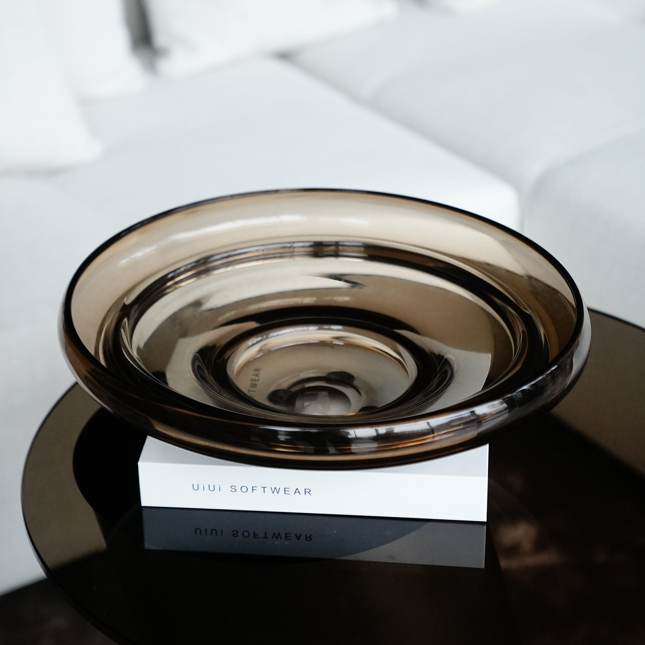 Brown Glass Bowl