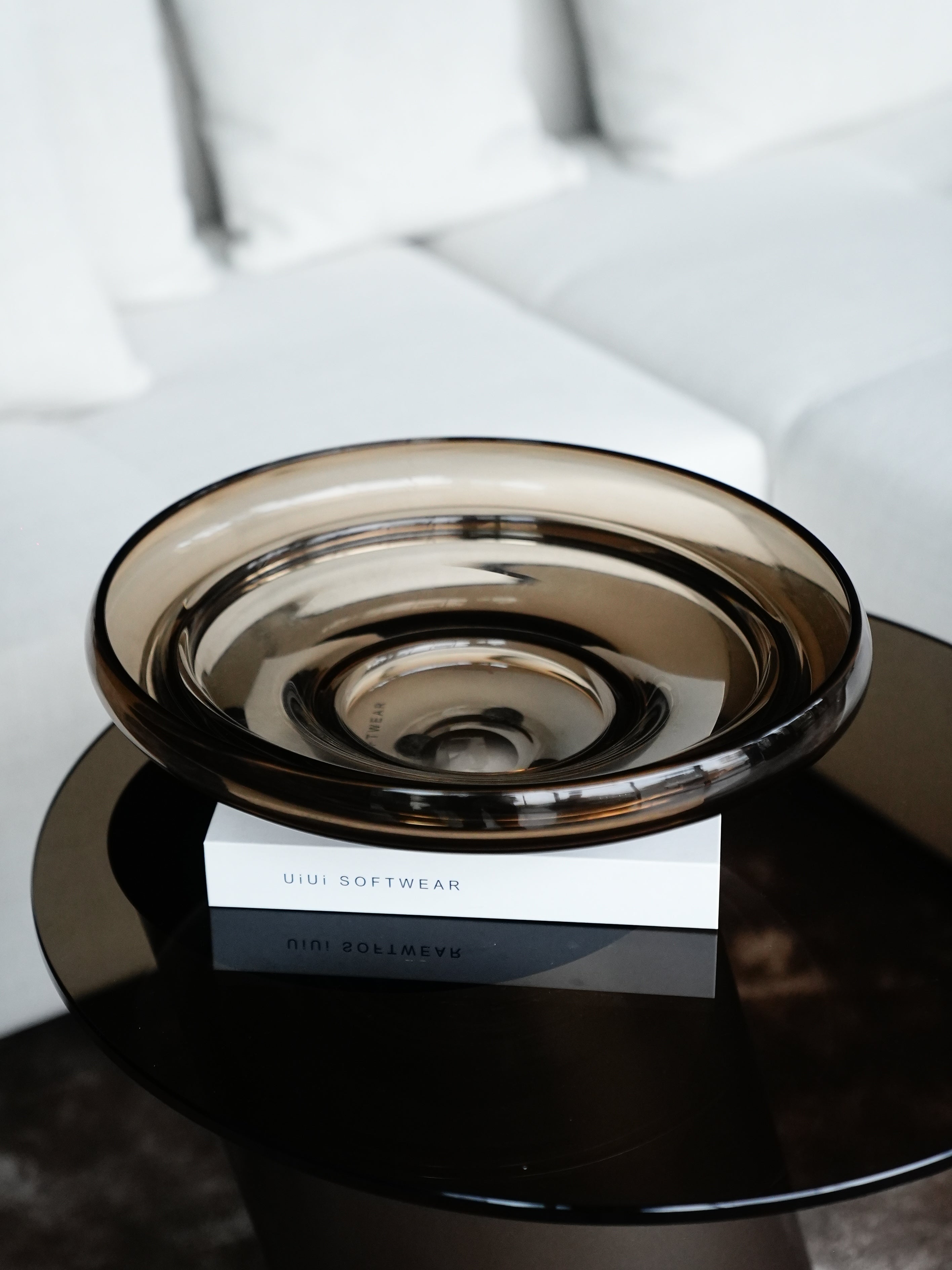 Brown Glass Bowl
