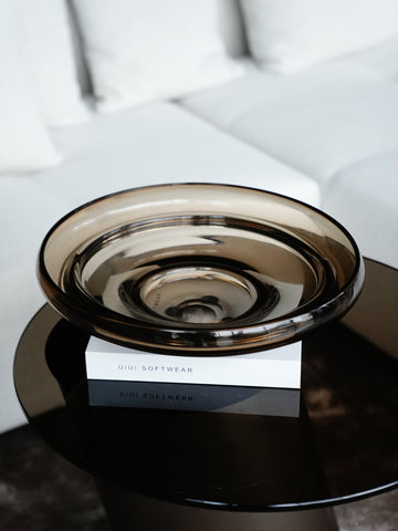 Brown Glass Bowl