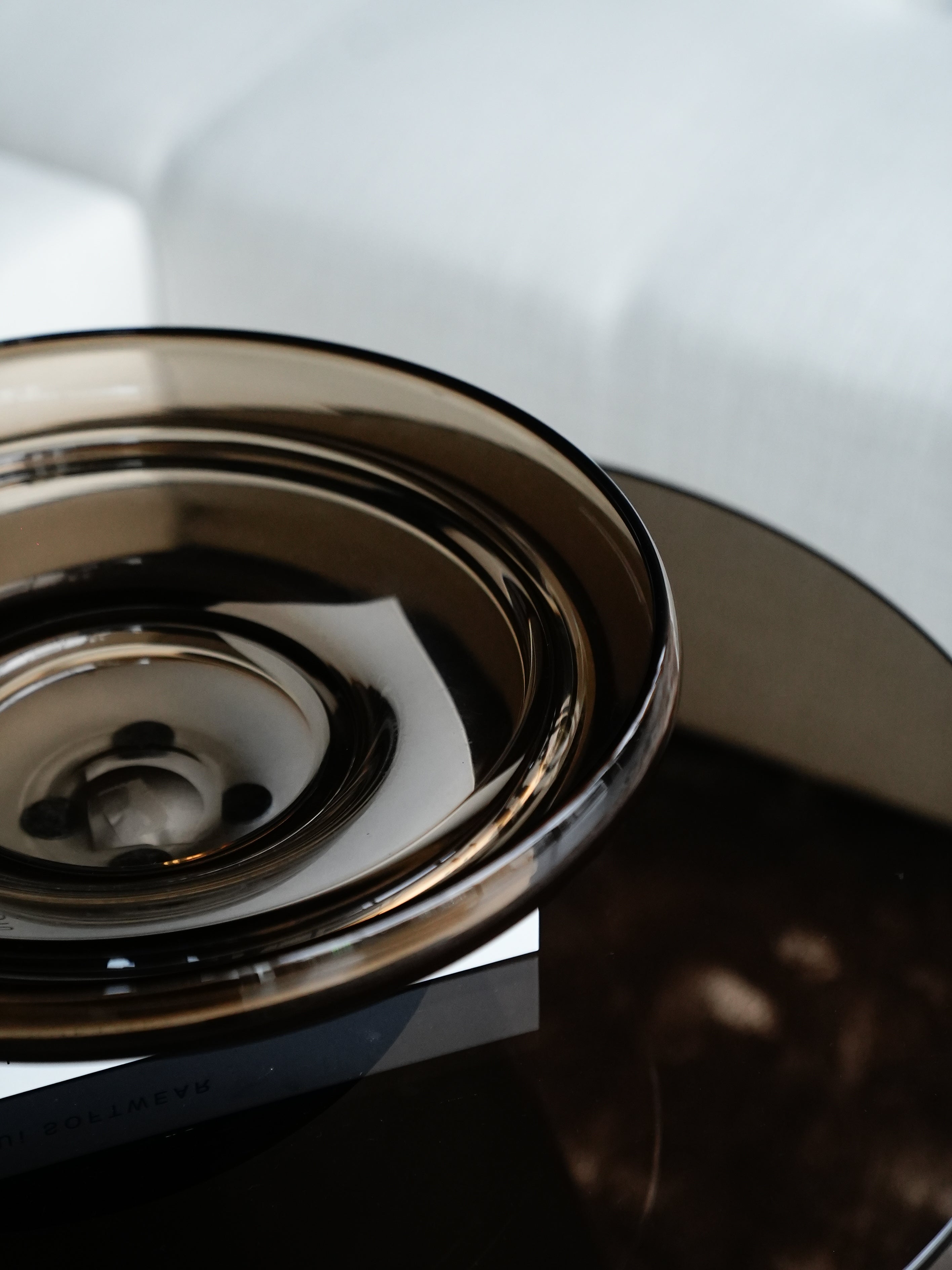 Brown Glass Bowl